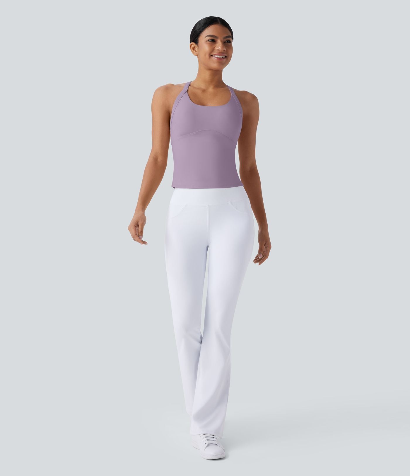 Débardeur yoga SoftlyZero™ Plush à découpes A-D