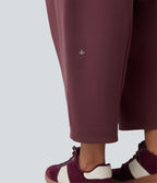 Pantalon 7/8 jambes tonneau taille moyenne DayStretch avec poches