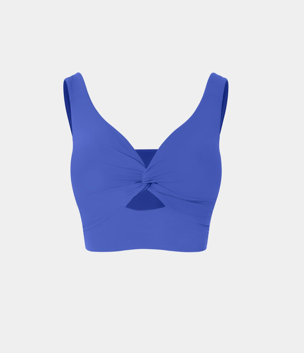 Brassière yoga SoftlyZero™ Airy maintien léger découpes effet frais InstantCool, bonnets A-D, protection solaire UPF50+