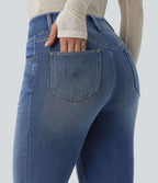 Jean évasé Halara Flex™ casual taille haute avec poches