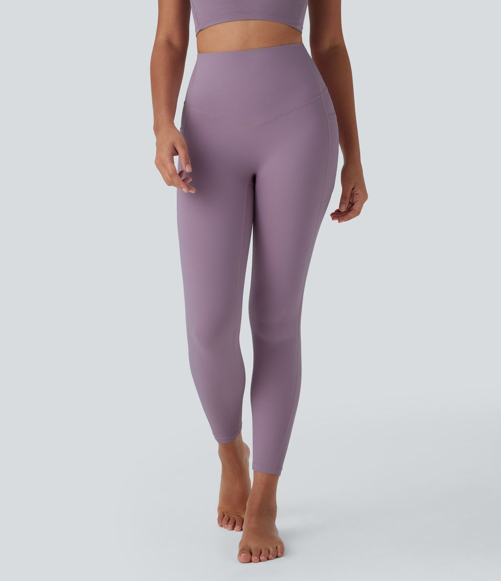Legging de yoga Halara UltraSculpt™ gainant taille haute effet frais InstantCool et séchage rapide avec poches, protection solaire UPF50+
