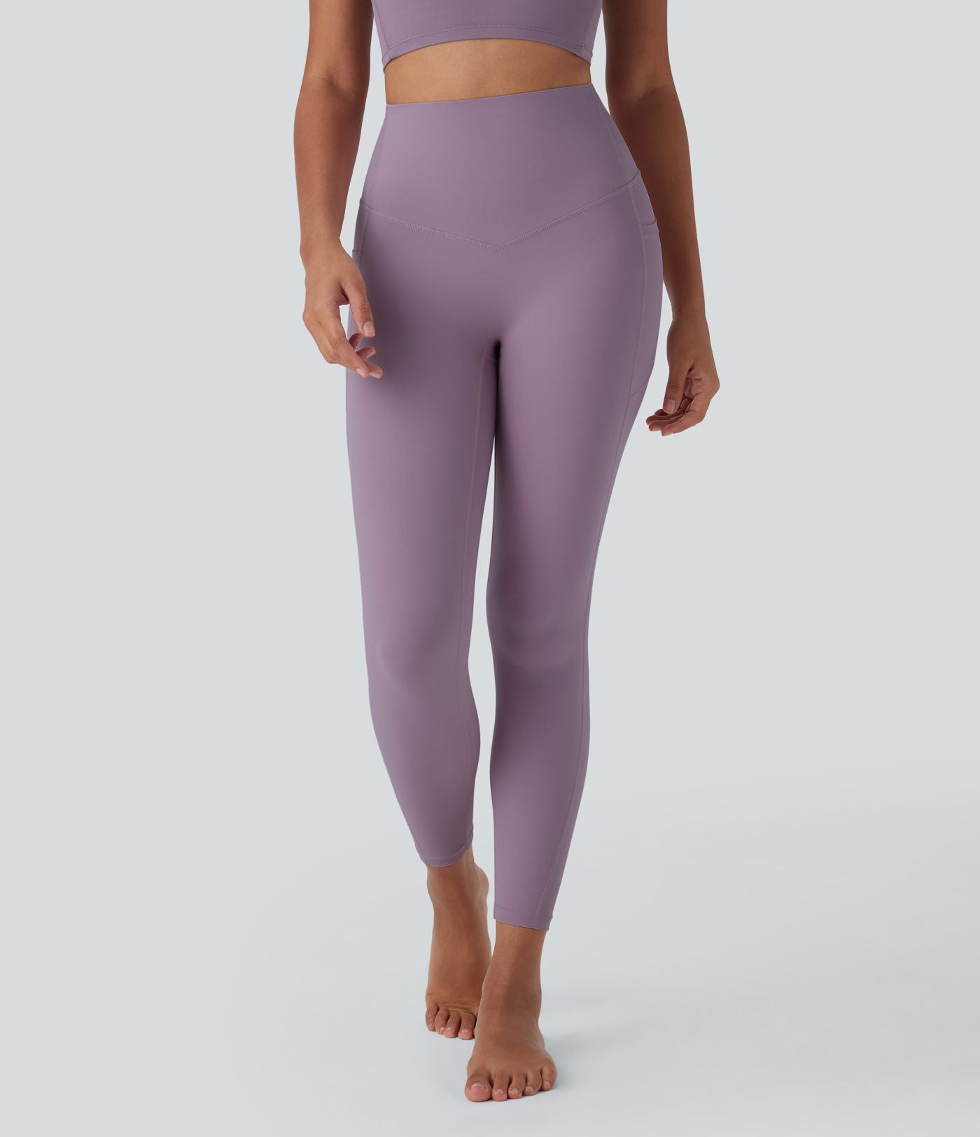 Legging de yoga Halara UltraSculpt™ gainant taille haute effet frais InstantCool et séchage rapide avec poches, protection solaire UPF50+