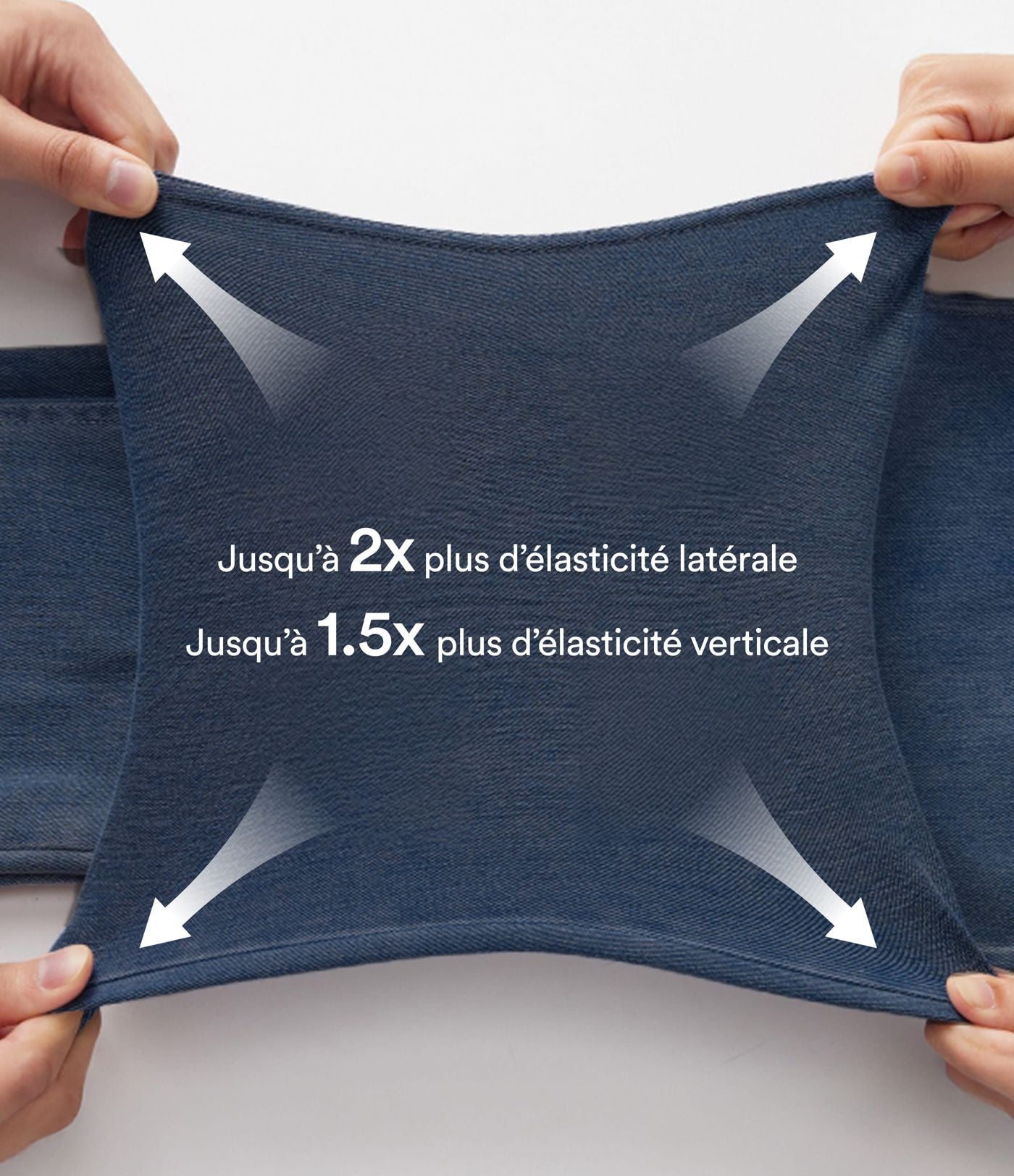 Halara Flex™ Short en denim taille mi-haute ourlet retroussé 12,5 cm avec poches