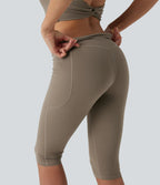 Combinaison moulante dos nu Halara UltraSculpt™ gainante et gainante avec poches - Édition Easy Peezy