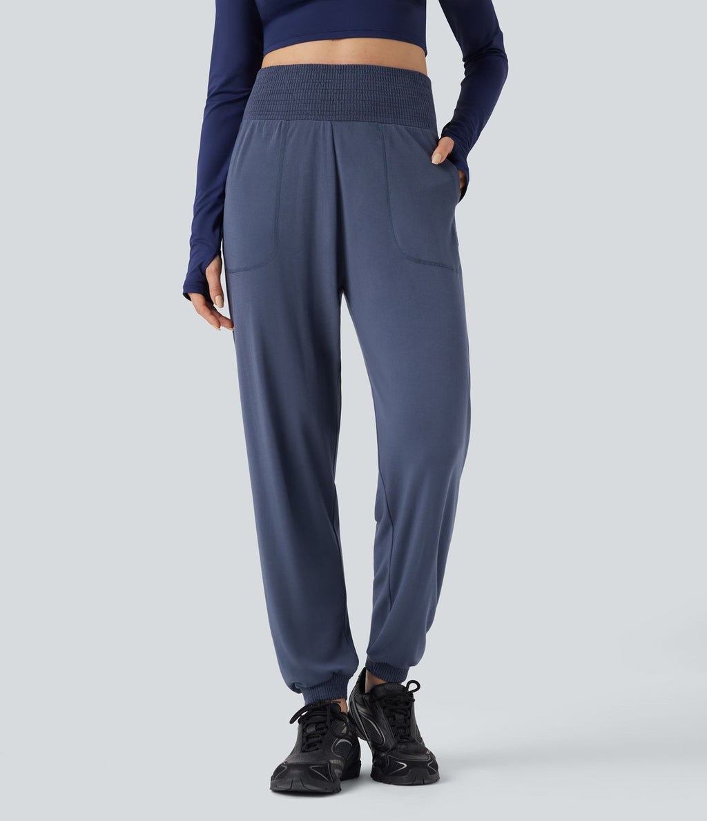 Jogging taille haute sans couture OneForm Seamless Flow avec poches