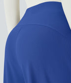 Halara Flex™ Pantalon Tailleur Évasé à Taille Haute Sculptant la Silhouette avec Poches Latérales Micro Waffle