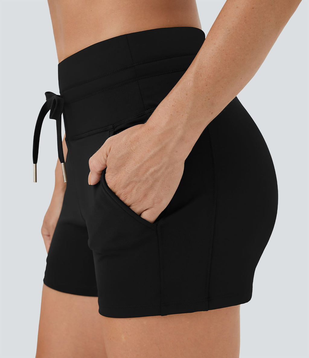 Short uni SoftlyZero™ Airy 7,5 cm à effet frais InstantCool avec taille haute à cordon et poches latérales, protection solaire UPF50+