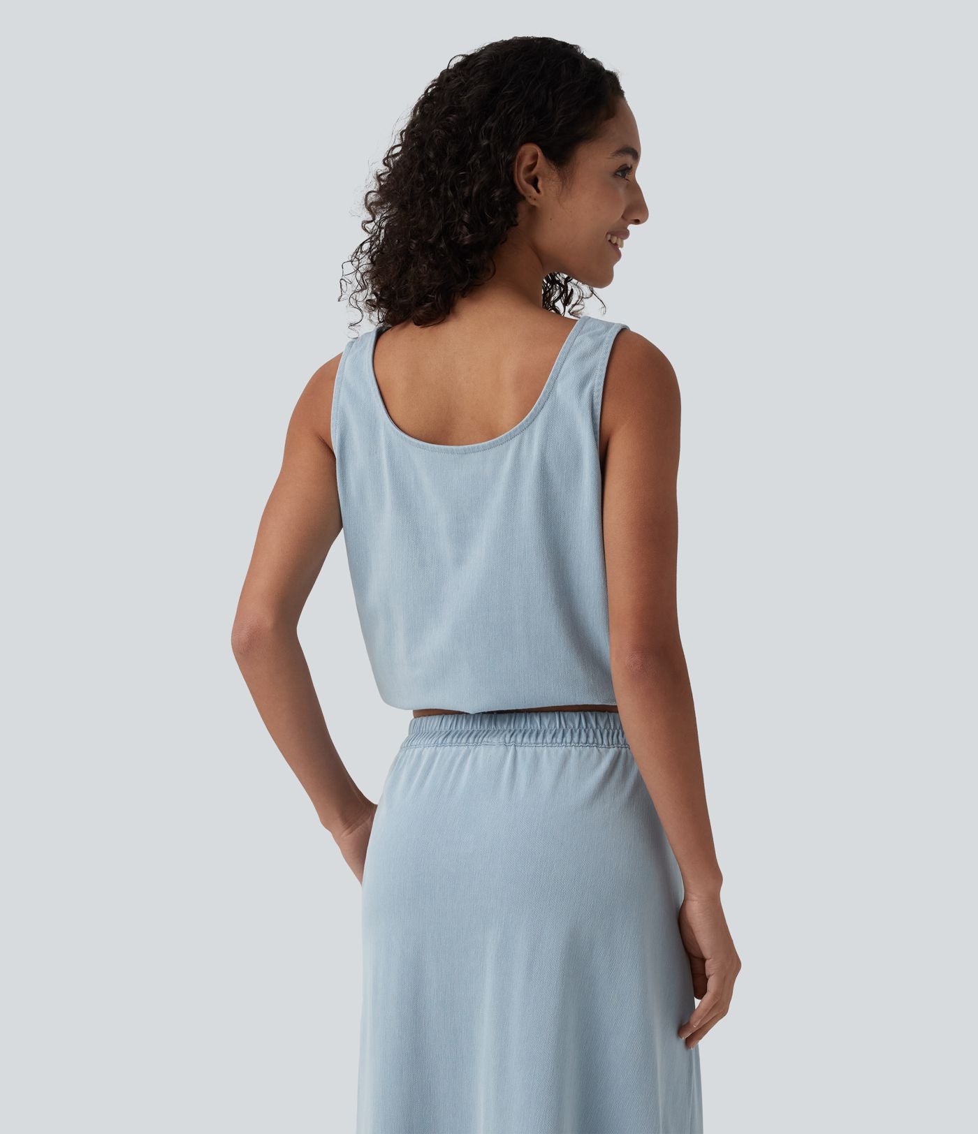 Halara Flex™ Débardeur casual en jean col U
