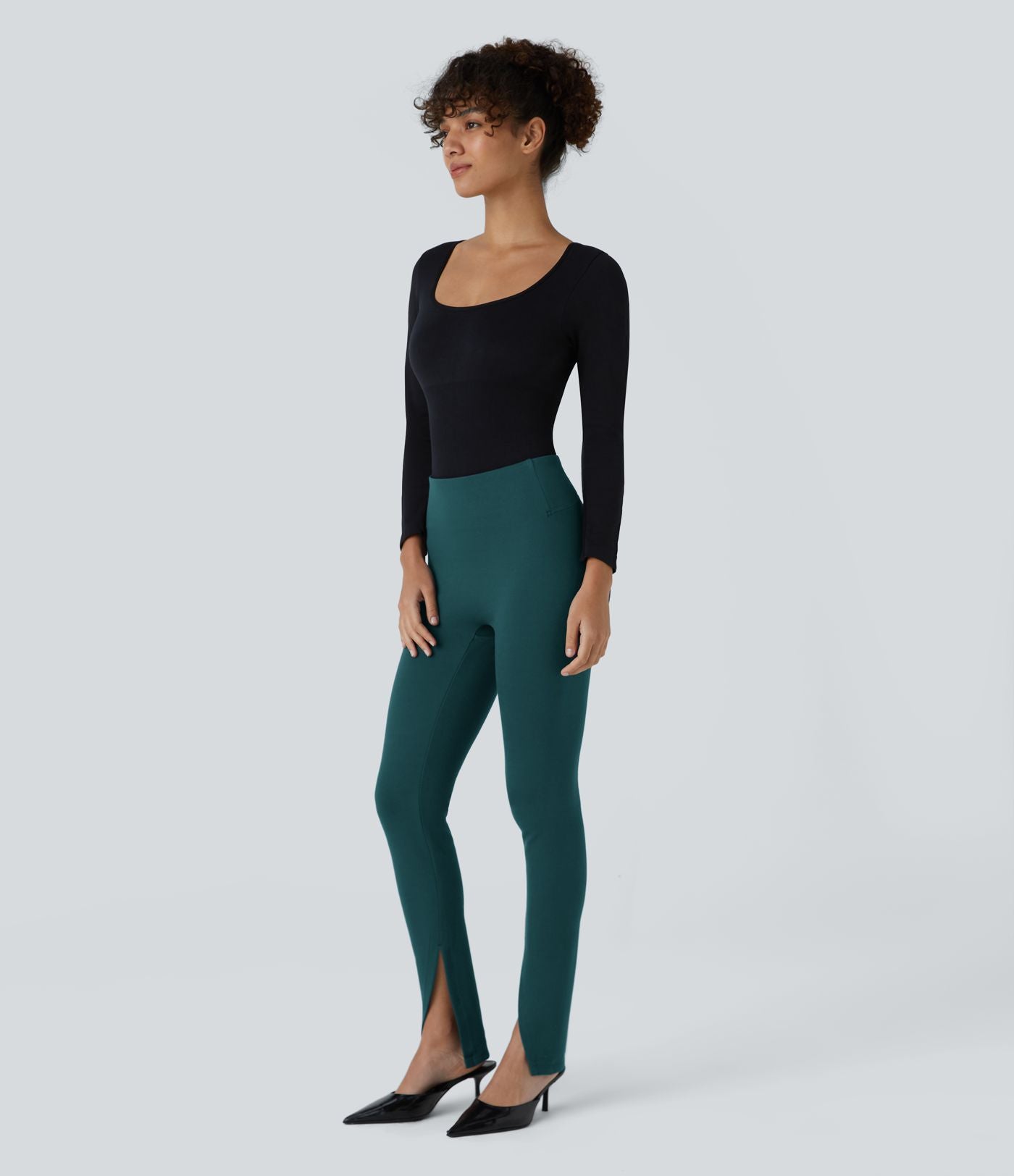 Pantalon tailleur devant taille haute Halara Flex™