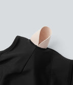 Débardeur décontracté court SoftlyZero™ Airy dos nu à col rond et effet frais InstantCool