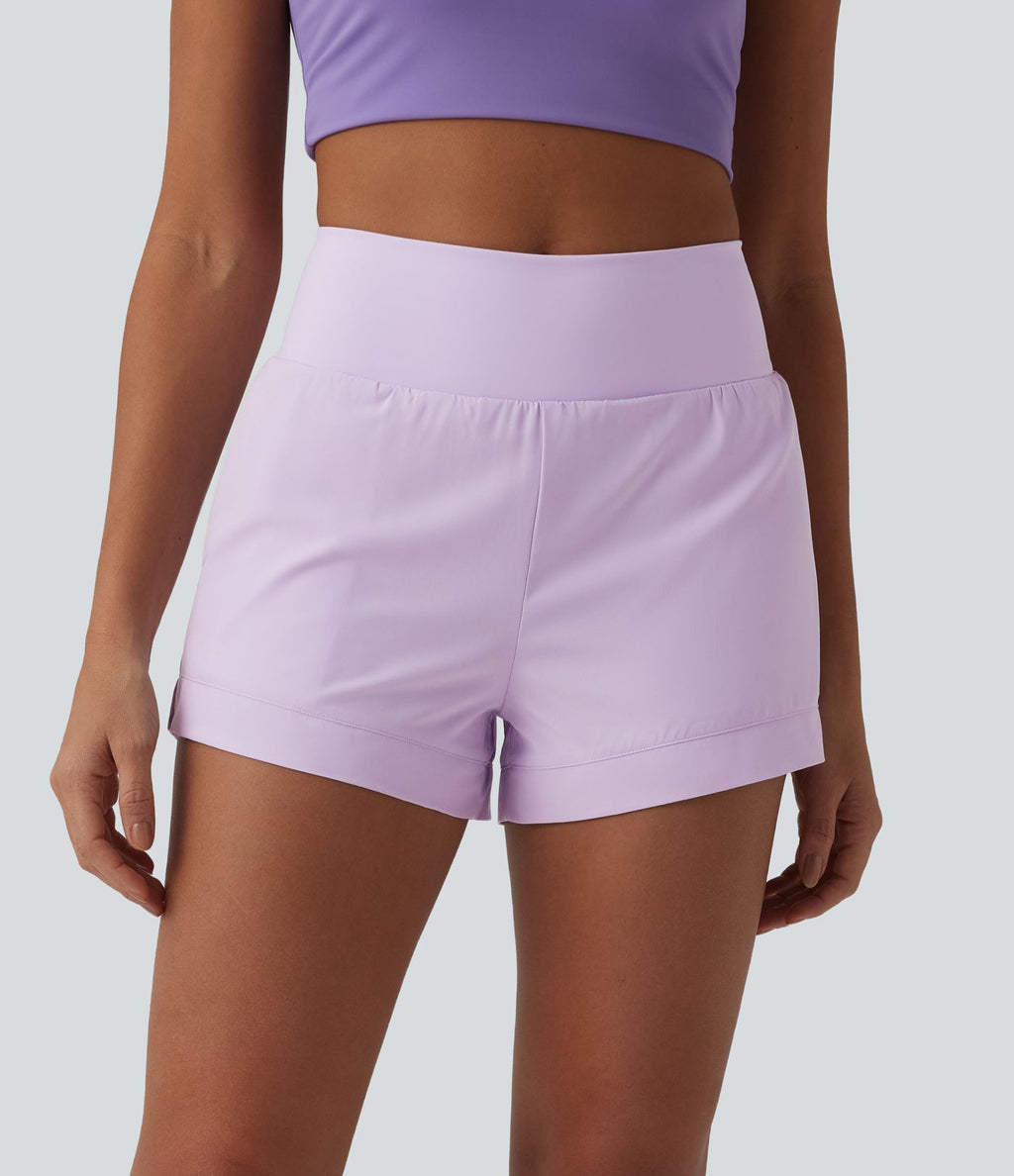 Breezeful™ Short de sport séchage rapide taille haute 7,5 cm avec poches