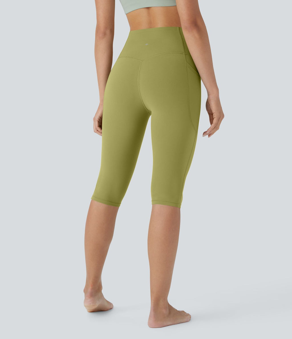 Legging corsaire de yoga gainant taille haute avec poches Halara UltraSculpt™