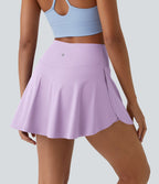 Jupe de tennis mini 2-en-1 quotidienne SoftlyZero™ Airy avec croisement, poche latérale et effet frais InstantCool, Lucid, protection solaire UPF50+