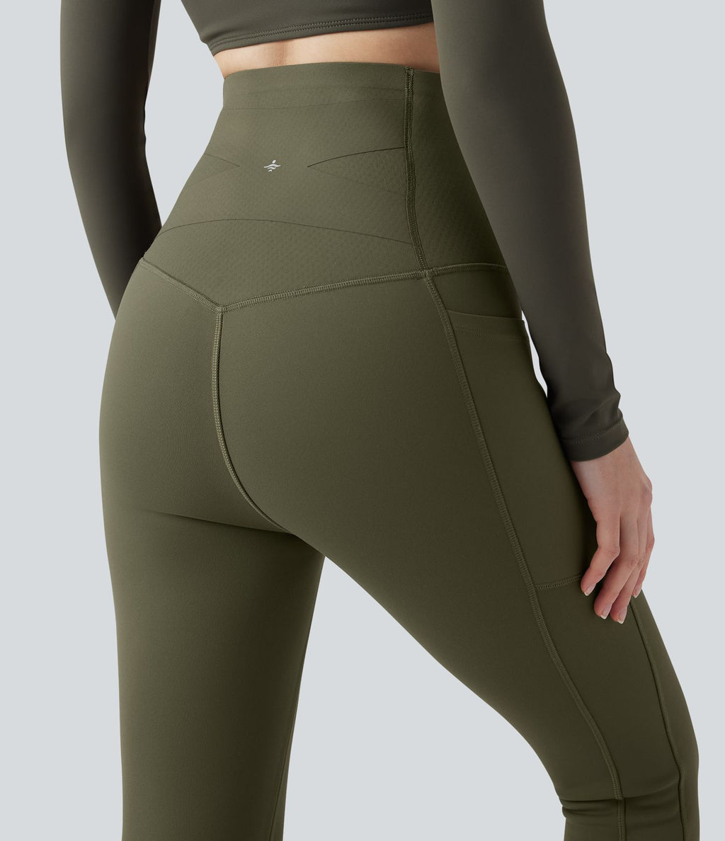 Legging d'entraînement Halara UltraSculpt™ Extra Heat taille ultra-haute gainant avec poches