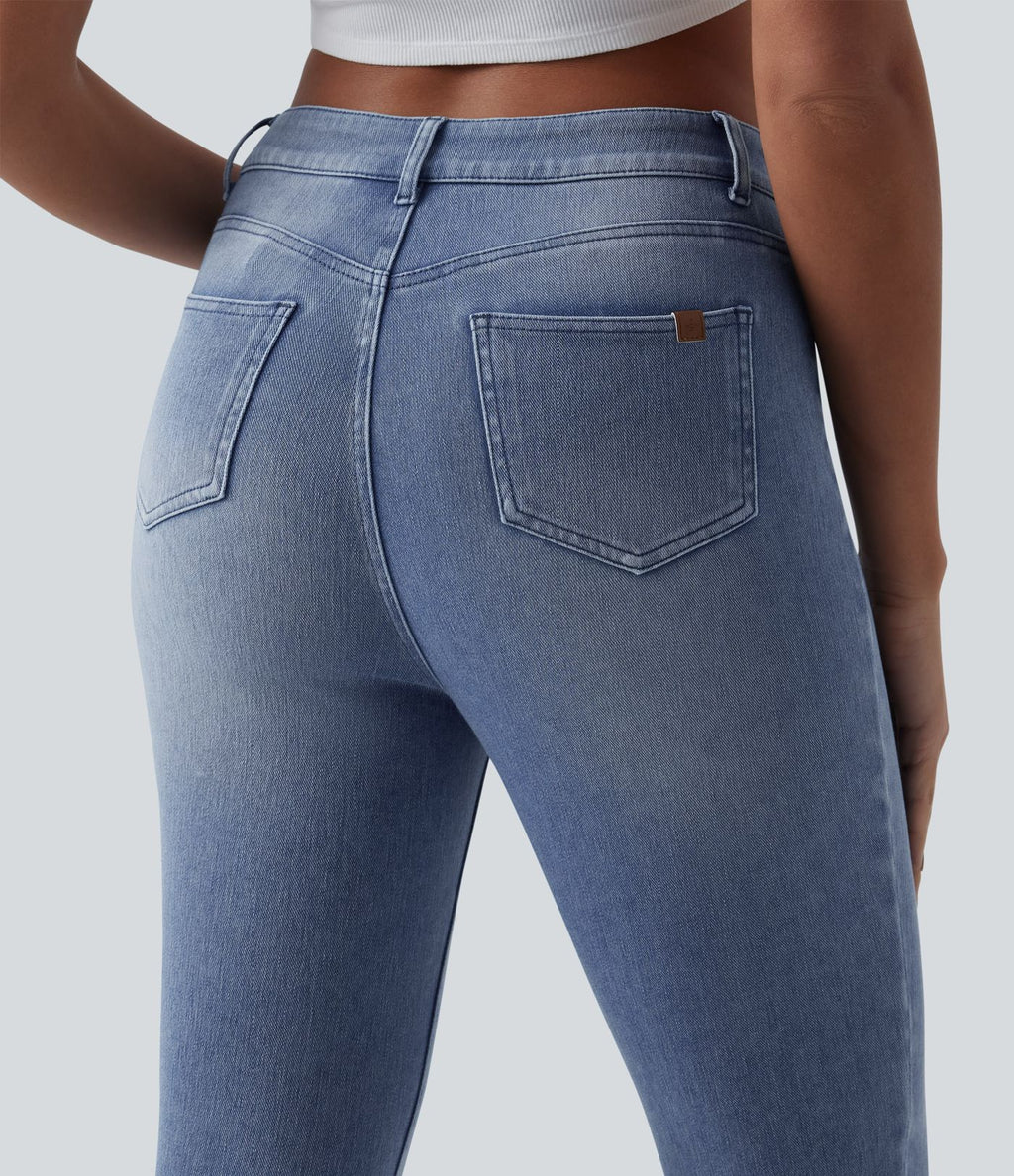 Jean Halara Flex™ skinny décontracté taille mi-haute avec poches