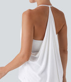 Softlyzero™ Airy Haut de yoga dos nu à encolure américaine sensation fraîcheur-UPF50+
