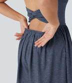 Combi-short 2-en-1 avec coussinets et poches - Édition Easy Peasy