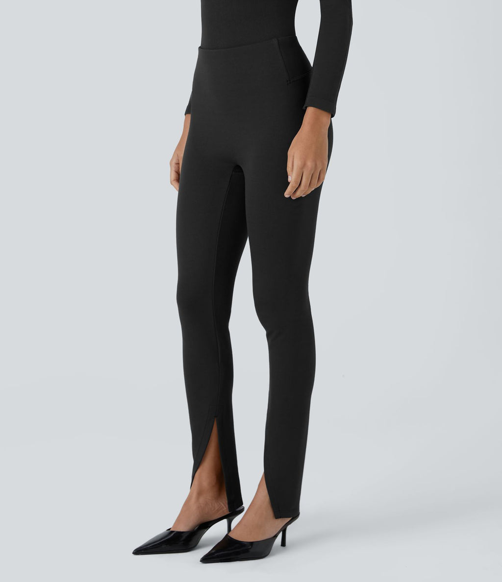 Pantalon tailleur devant taille haute Halara Flex™