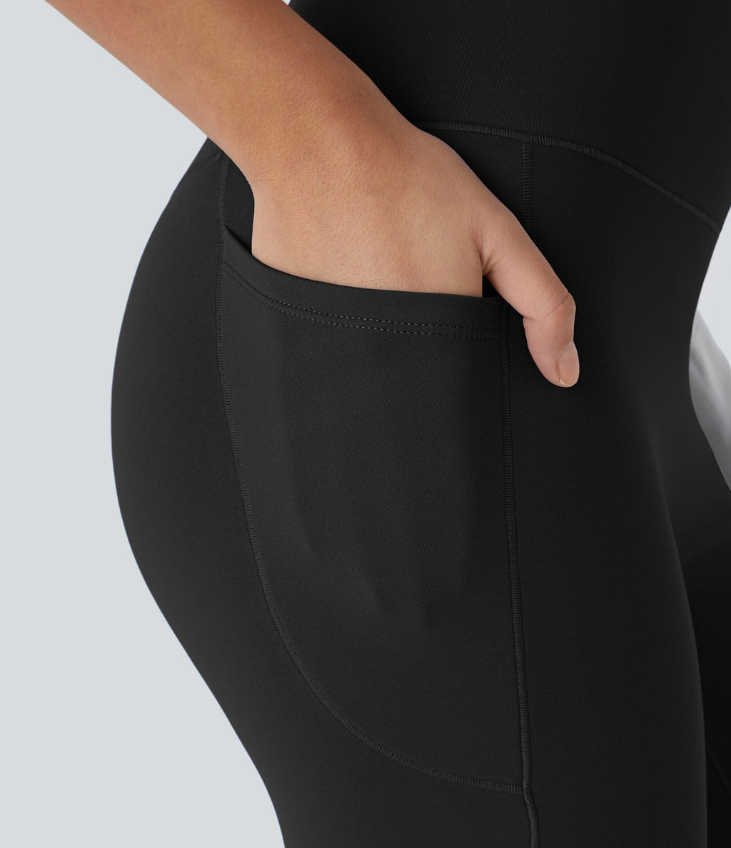 Legging thermique 7/8 Softlyzero™ taille haute coupe ajustée avec poches latérales
