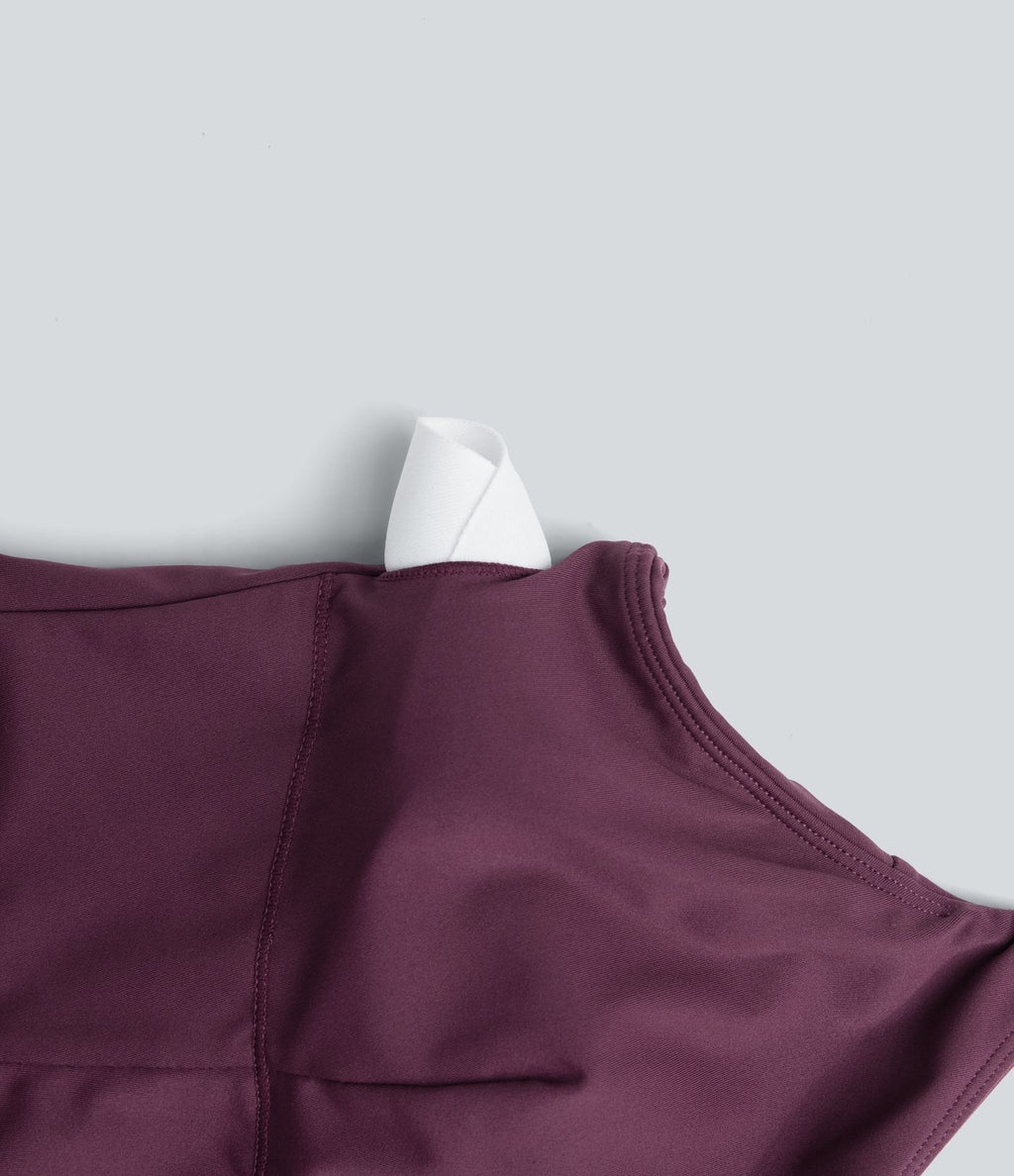 Robe longue fourreau Breezeful™ à dos nu, poches latérales, fluide et séchage rapide pour demoiselle d'honneur et invitée de mariage