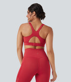 Soutien-gorge de sport d'entraînement SpeedWave™ soutien intermédiaire coques moulées perforé crochet réglable séchage rapide