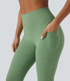 Legging 7/8 de yoga gainant taille haute avec poches Halara UltraSculpt™