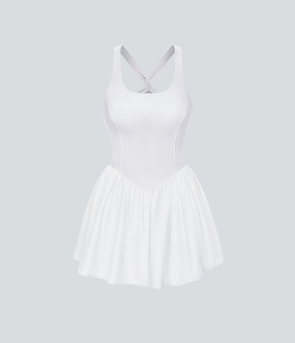 Robe de sport mini 2-en-1 Breezeful™ corset fluide séchage rapide avec poche padel/pickleball A-C