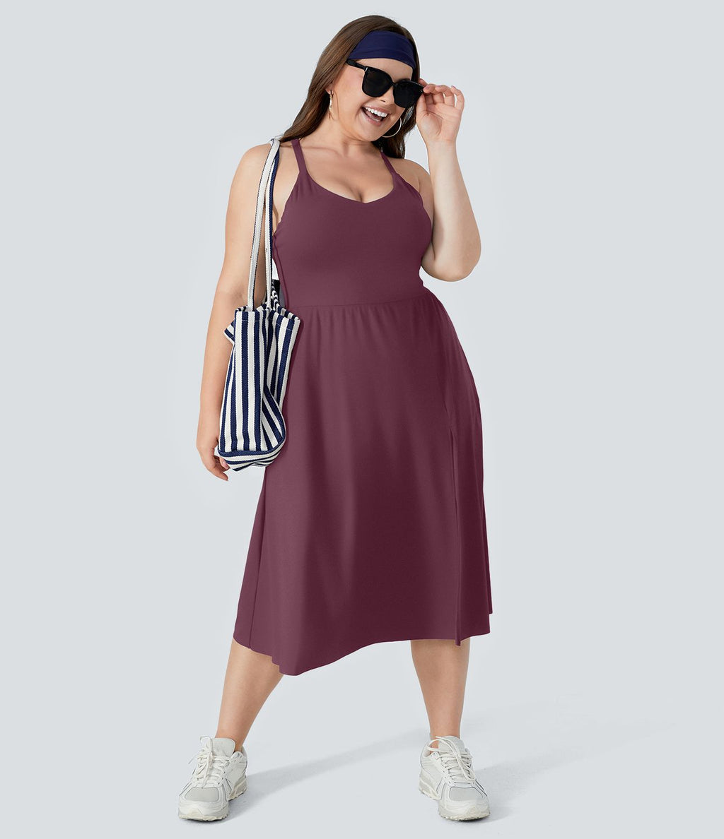 Robe Midi Casual Grande Taille Everyday - Lala Land