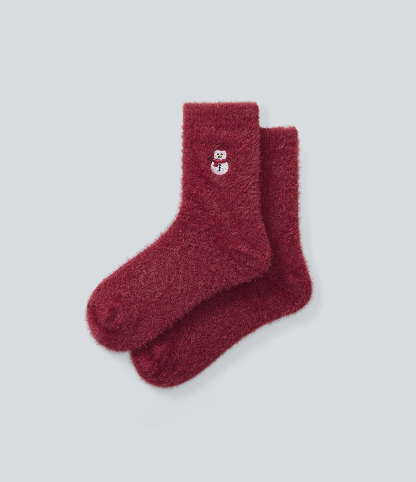 Lot de 3 paires de chaussettes Fausse Fourrure de Noël