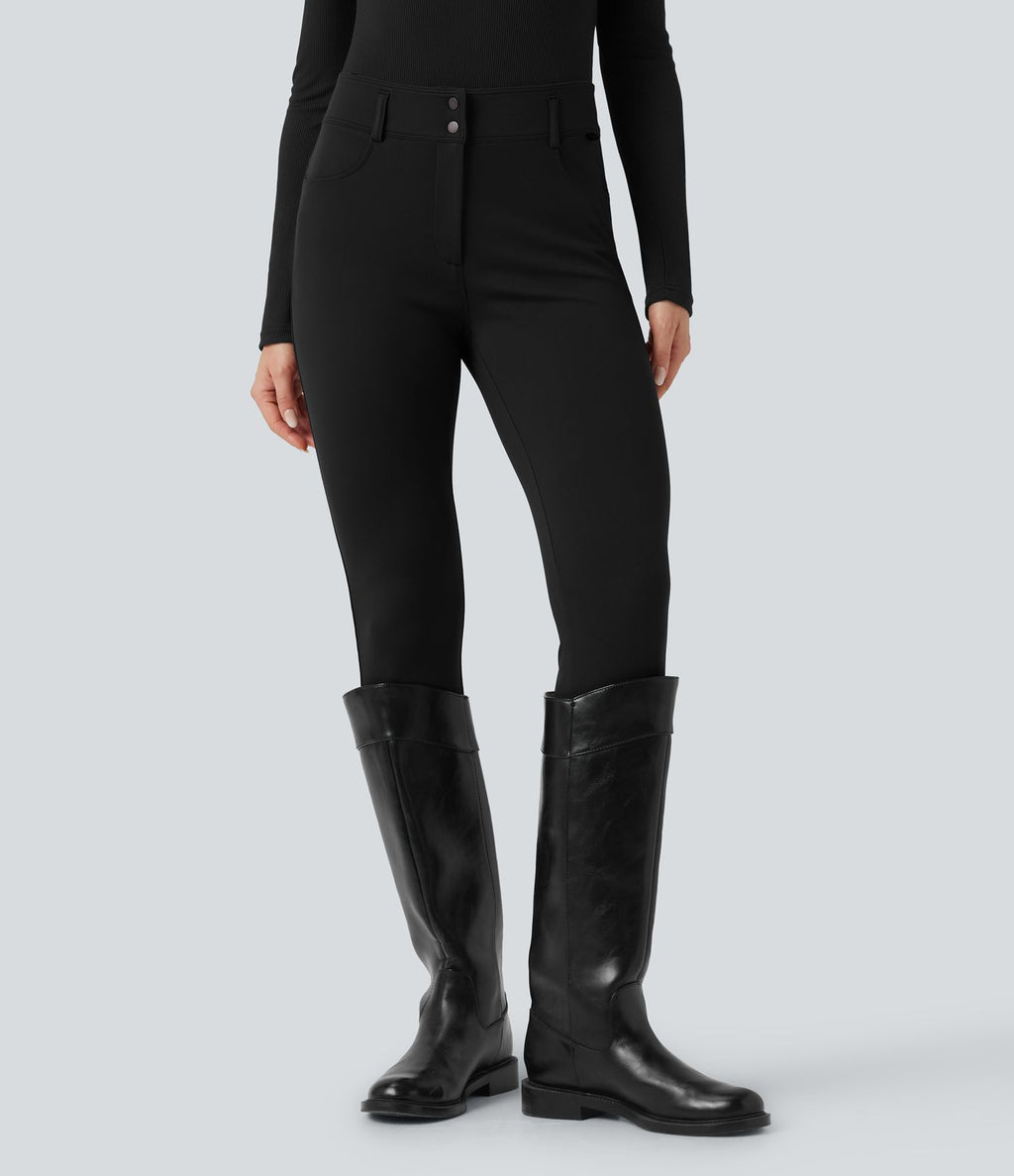 Pantalon ajusté 7/8 taille moyenne DayStretch avec poches