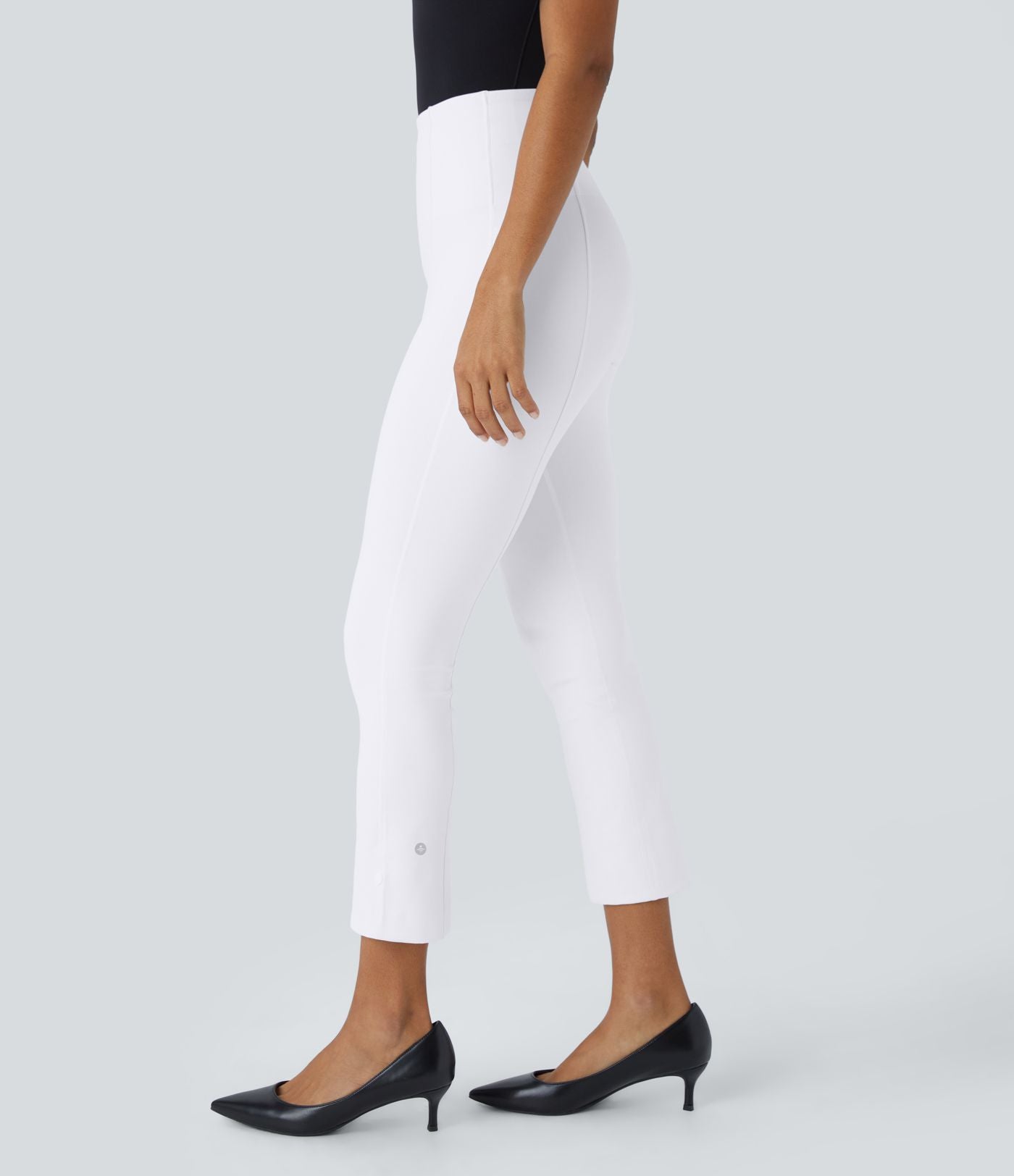 Pantalon de travail 7/8 gainant taille haute avec ourlet ajustable Halara Flex™