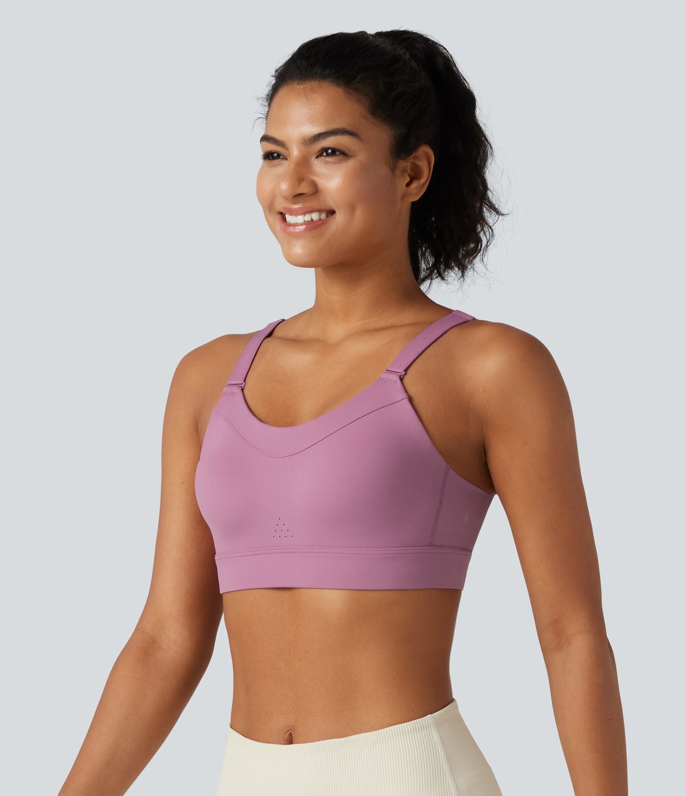 Brassière de sport d'entraînement maintien moyen avec bonnet spacer moulé