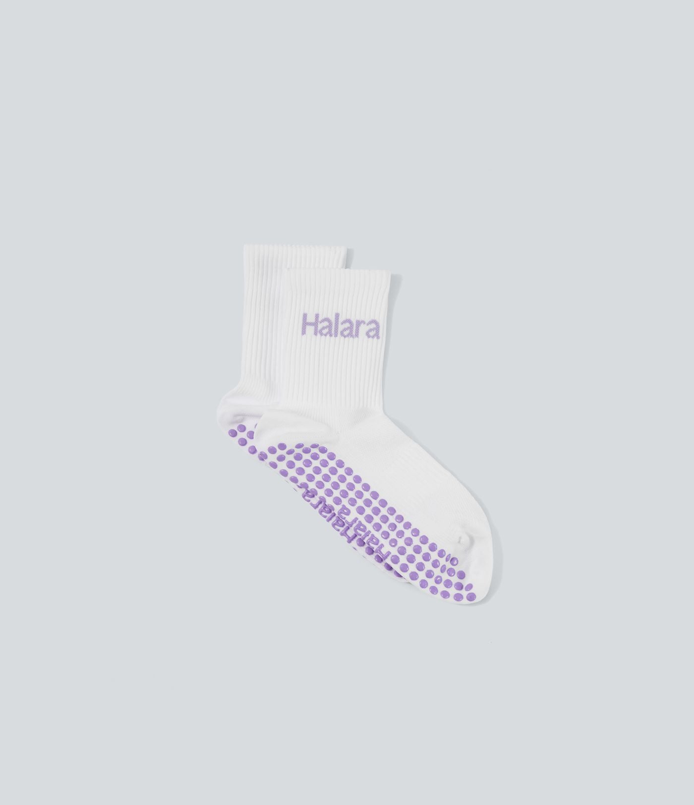 Chaussettes antidérapantes à logo Halara