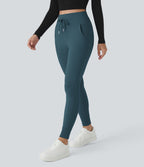 Jogging taille haute Softlyzero™ Plush avec cordon de serrage et poches latérales
