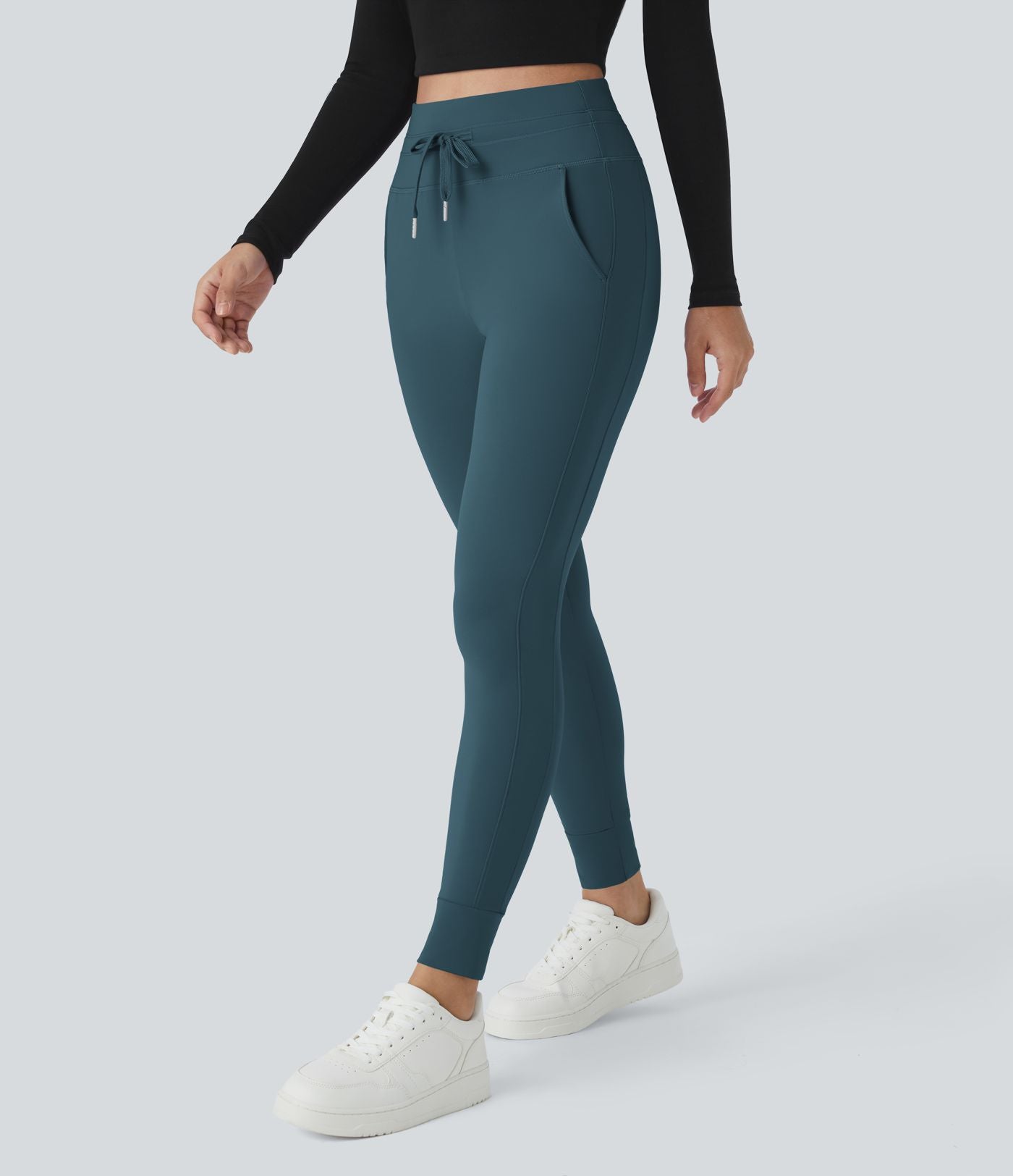 Jogging taille haute Softlyzero™ Plush avec cordon de serrage et poches latérales