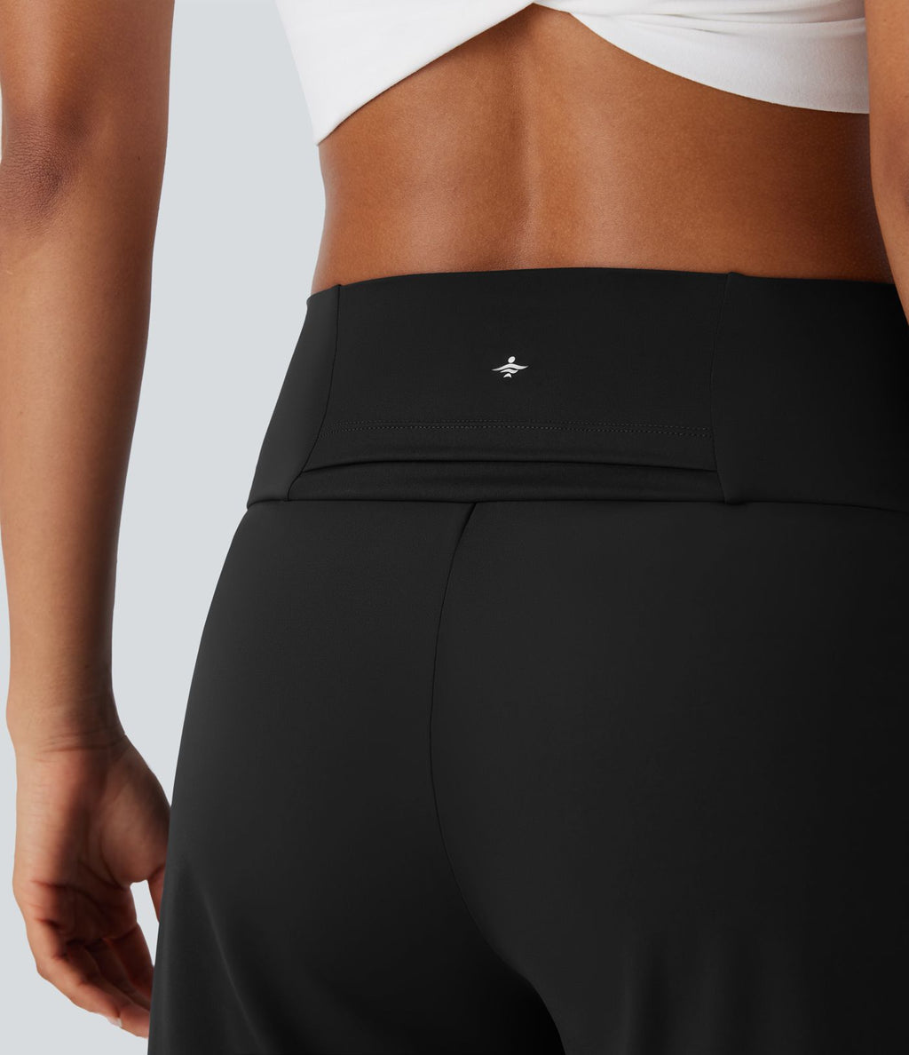 Bermuda SoftlyZero™ Airy de yoga taille haute avec poches multiples et effet frais InstantCool