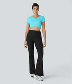 Softlyzero™ Plush Sports Top Ourlet Croisé