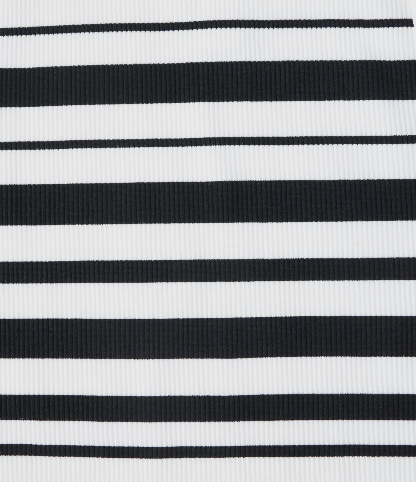 Débardeur court col rond sans coutures à rayures OneForm Seamless Flow