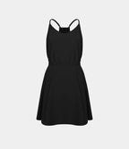 Breezeful™ Robe Casual Plissée à Bretelles Réglables Mini Dos Nu Découpée Poche Latérale Séchage Rapide
