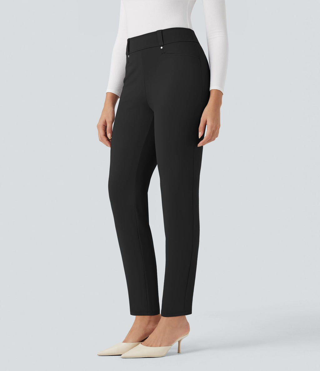 Pantalon de travail fuselé 7/8 taille haute Halara Flex™ DayStretch avec poches