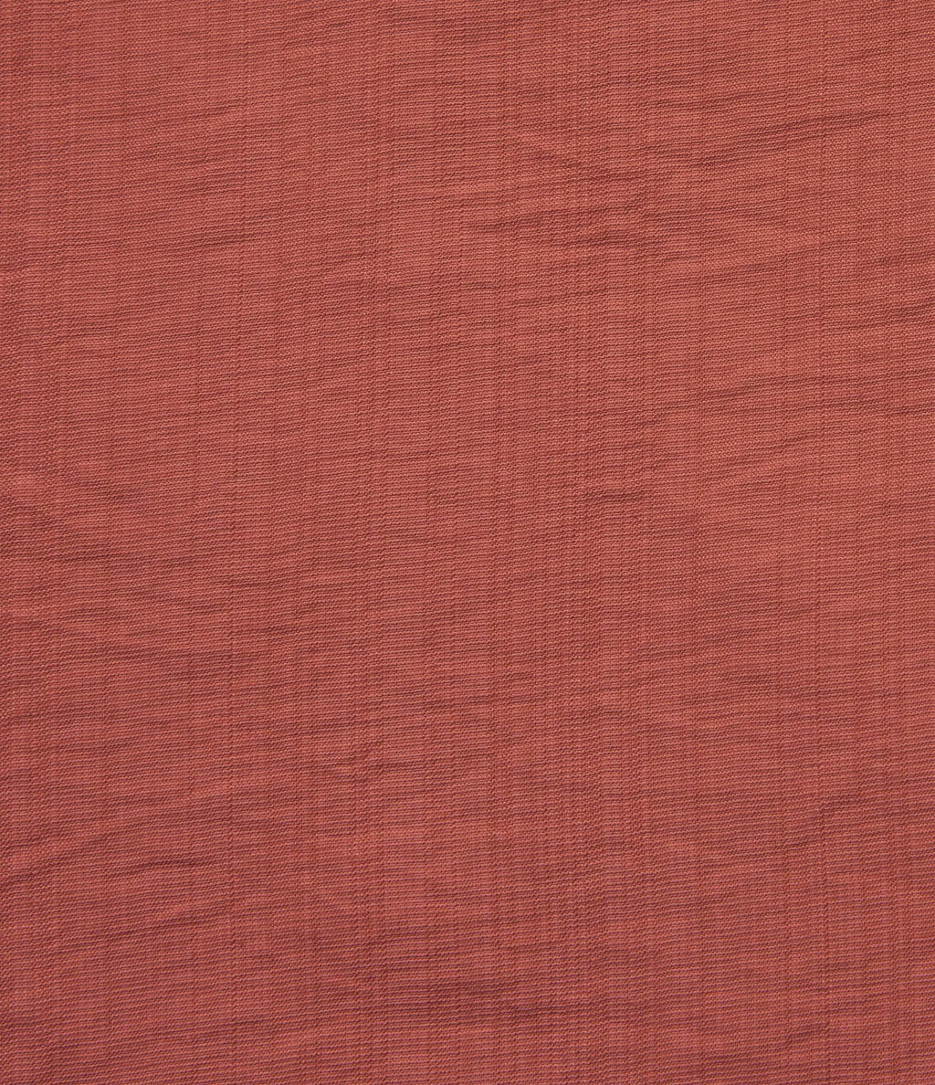 Chemise col V manches courtes aspect lin pour le bureau