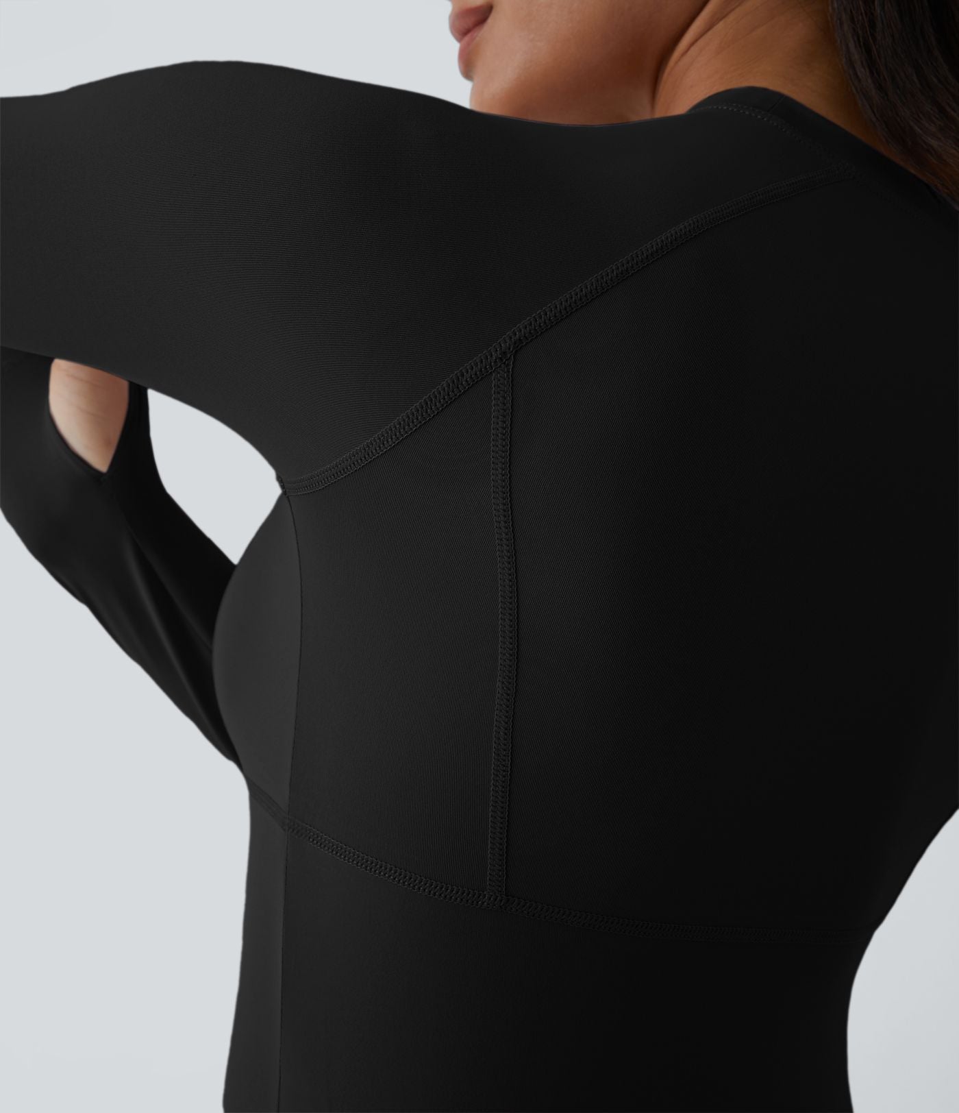 Top Sport Yoga Uni Trous pour les Pouce