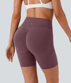 Legging de yoga gainant taille haute chiné à séchage rapide avec poches Halara UltraSculpt™