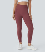 Legging yoga 7/8 taille haute froncé sans couture OneForm Seamless Flow