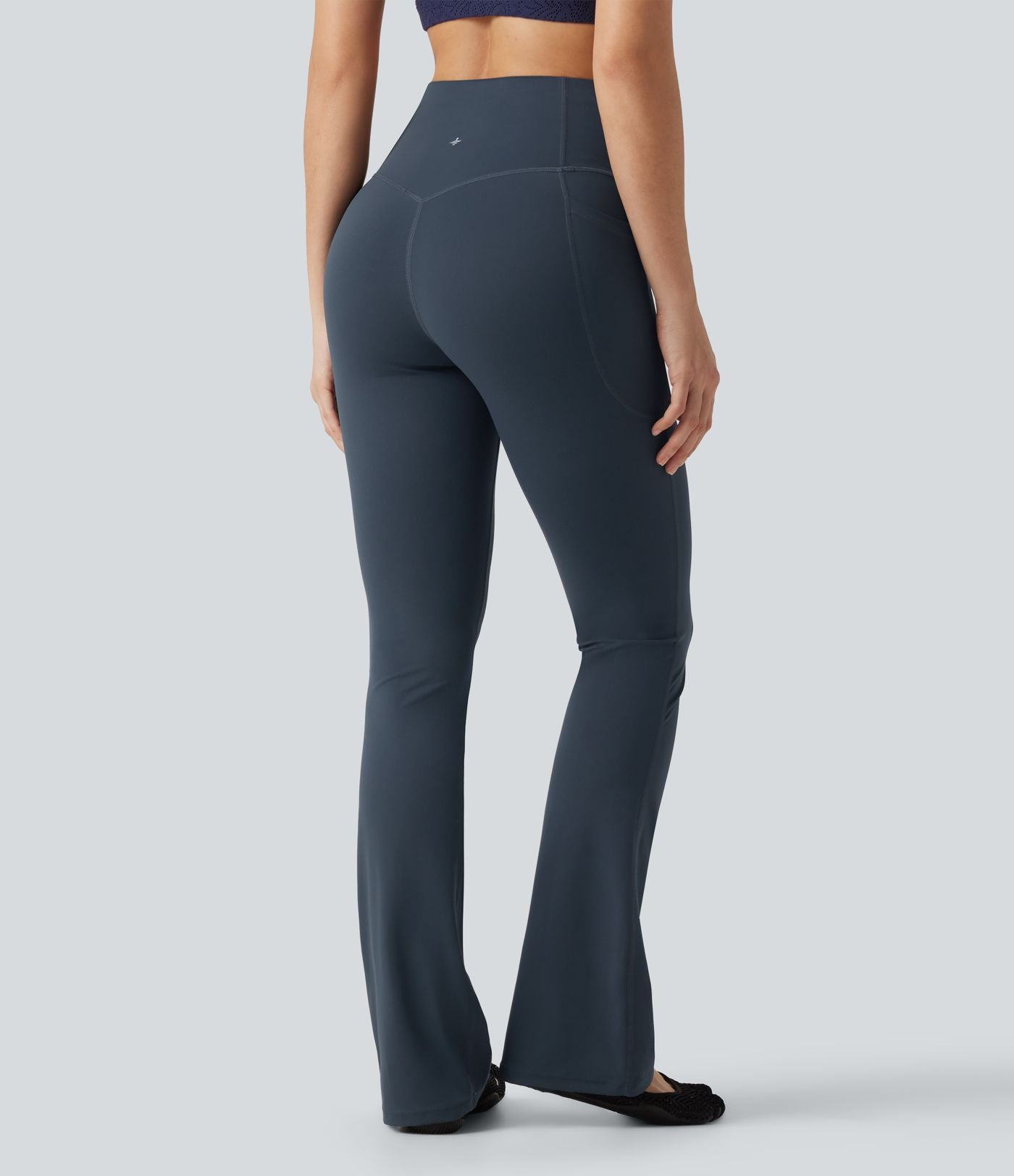 Legging de yoga bootcut Halara UltraSculpt™ taille haute gainant avec poches