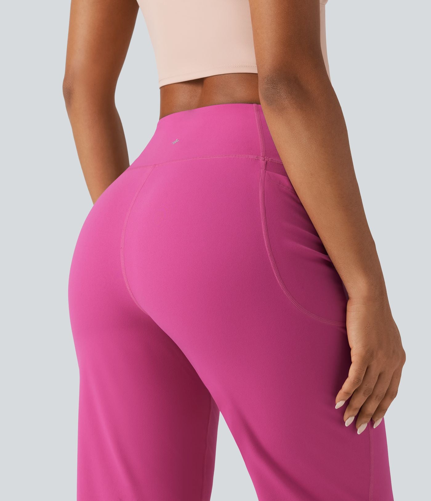 Pantacourt de yoga droit Halara UltraSculpt™ taille haute gainant avec poches