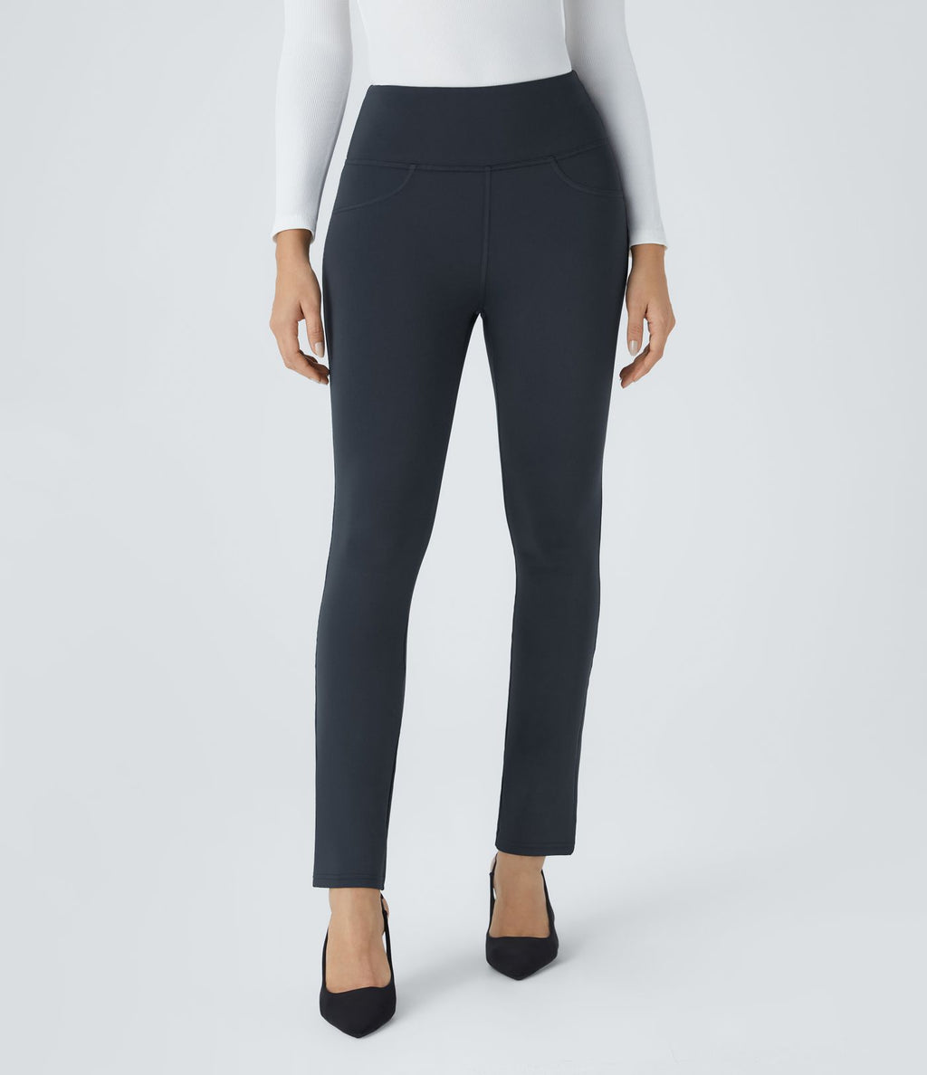 Pantalon de travail fuselé taille haute Halara Flex™ DayStretch avec poches