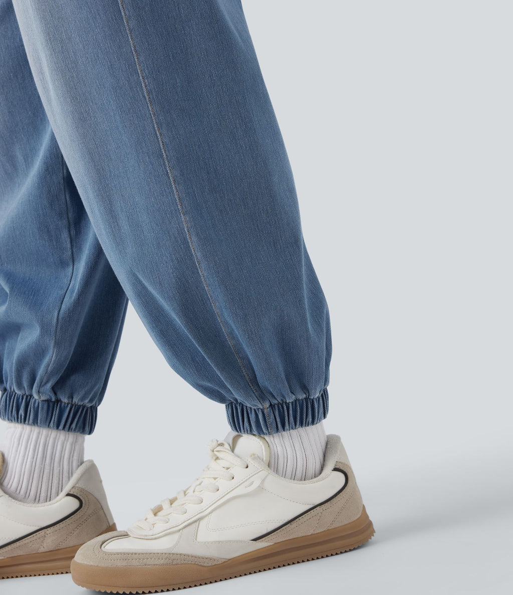 Jean décontracté Halara Flex™ taille mi-haute avec cordon de serrage et pochesns