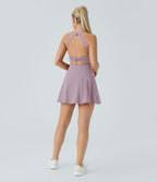 Robe de sport dos nu torsadée A-C