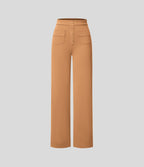 Pantalon taille haute coupe droite DayStretch avec poches